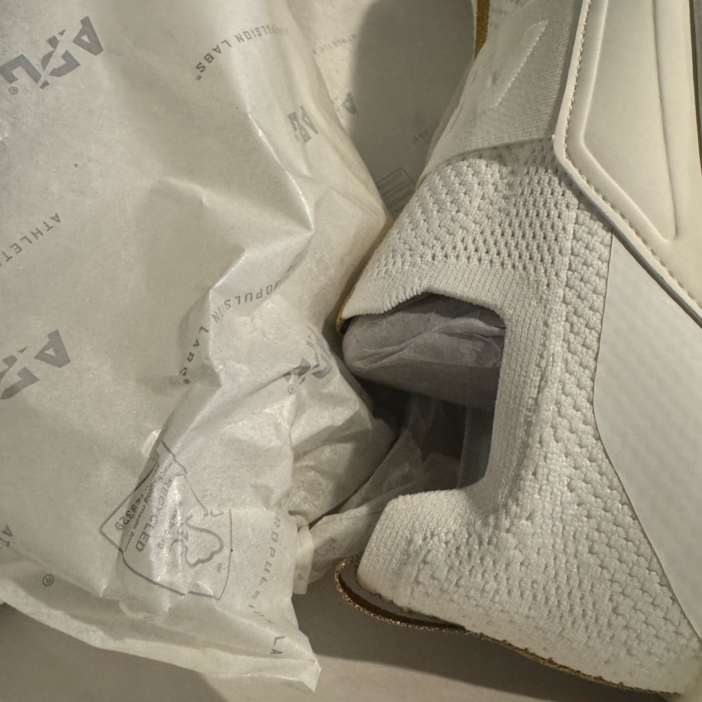 APL Ivory and Gold TechLoom Bliss Sneakers - Picture 6 of 10